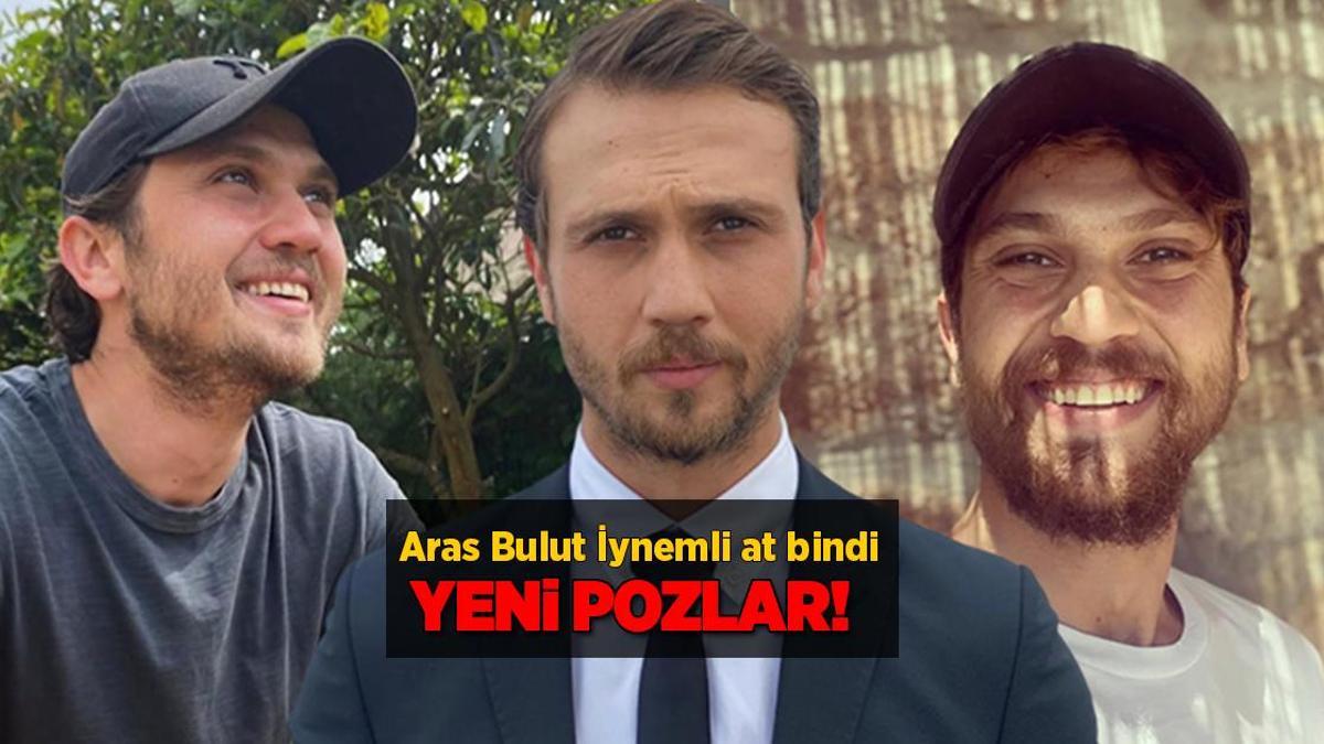 Aras Bulut İynemli'den at çiftliğinde pozlar! Ünlü arkadaşı da eşlik etti!